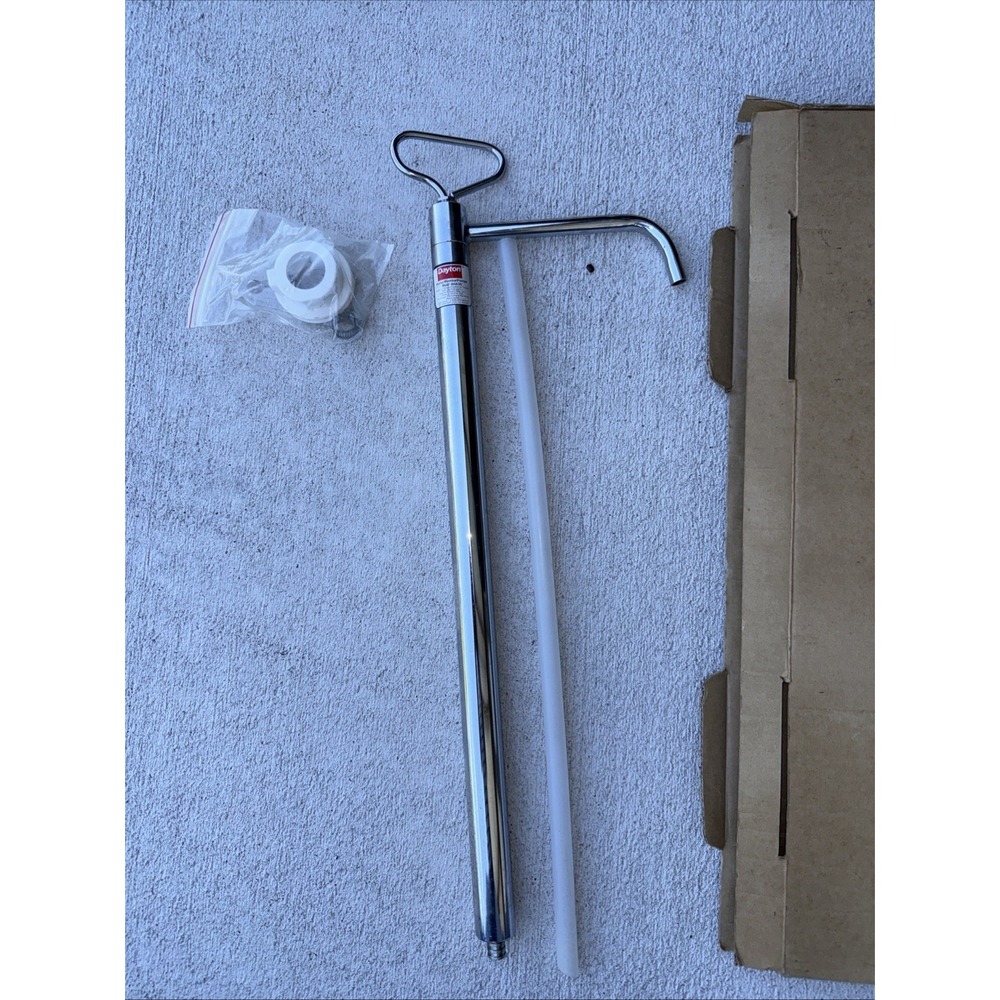 Dayton 4Ha30 Hand Drum Pump, Piston, Steel, 9/16In Od